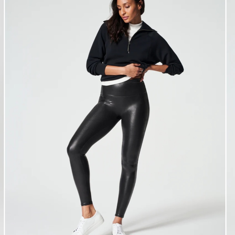 Spanx Faux Leather Leggings
